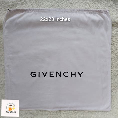 authentic givenchy dust bag